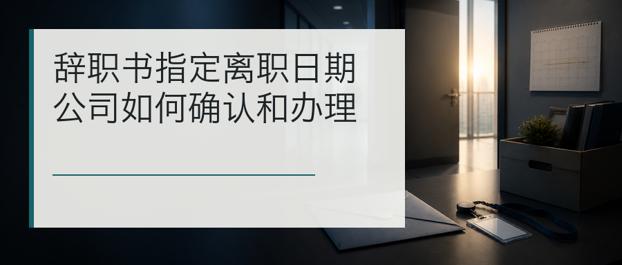 辞职书指定离职日期公司如何确认和办理封面